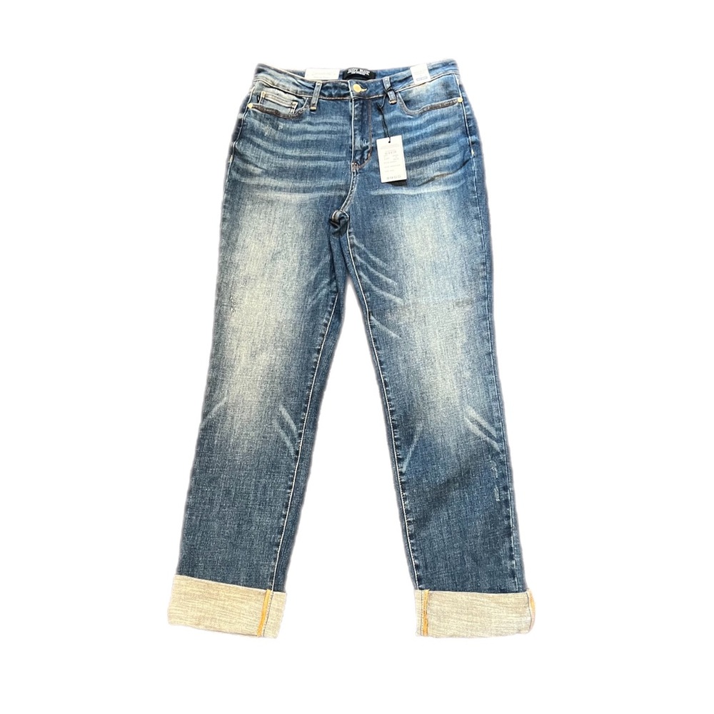 Judy Blue Boyfriend Fit High Waisted Jeans